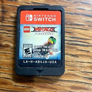 Nintendo Switch LEGO Ninjago Game Cartridge - Red and Black